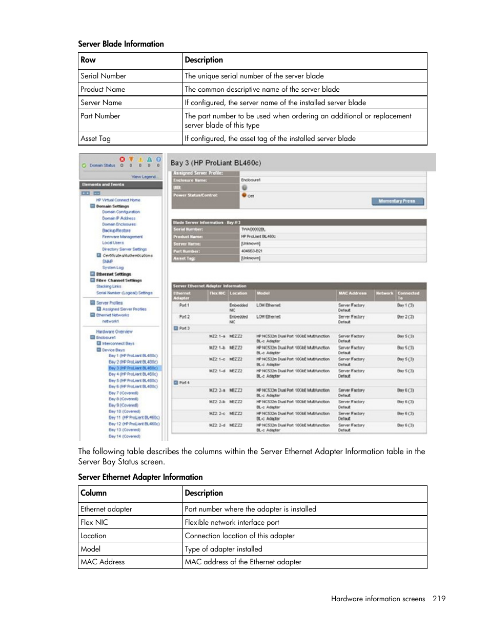 HP Virtual Connect 1.10Gb-F Ethernet Module for c-Class BladeSystem User Manual | Page 219 / 242