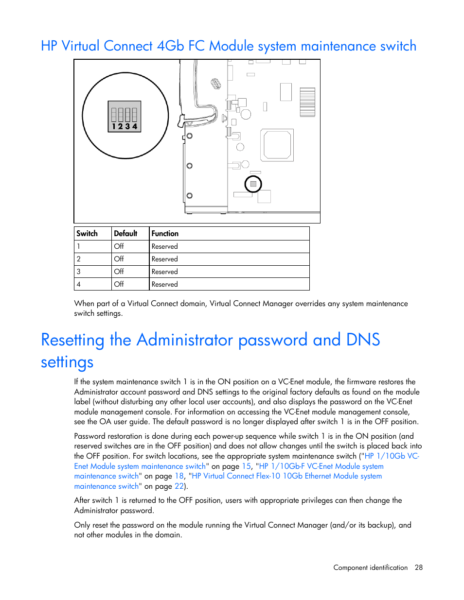 HP Virtual Connect 1.10Gb-F Ethernet Module for c-Class BladeSystem User Manual | Page 28 / 242