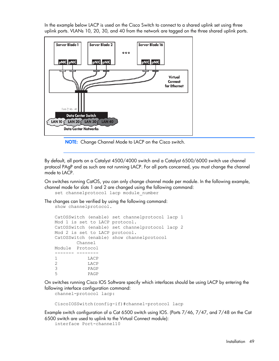 HP Virtual Connect 1.10Gb-F Ethernet Module for c-Class BladeSystem User Manual | Page 49 / 242