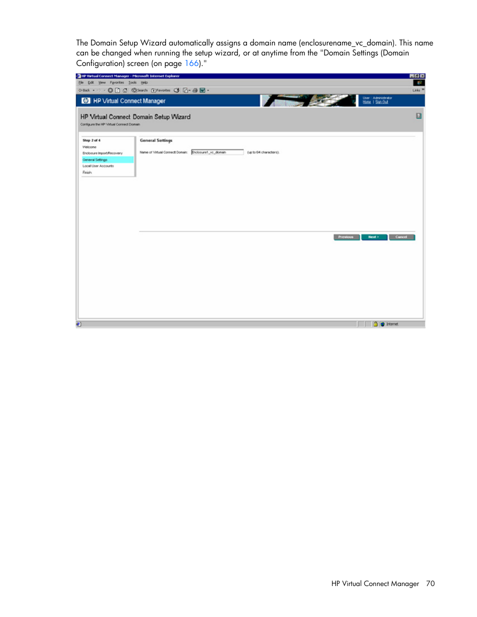 HP Virtual Connect 1.10Gb-F Ethernet Module for c-Class BladeSystem User Manual | Page 70 / 242