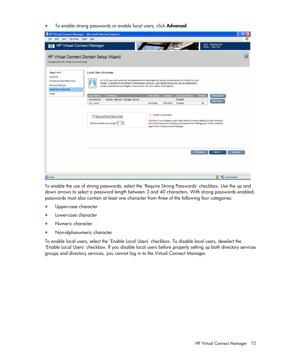 HP Virtual Connect 1.10Gb-F Ethernet Module for c-Class BladeSystem User Manual | Page 72 / 242