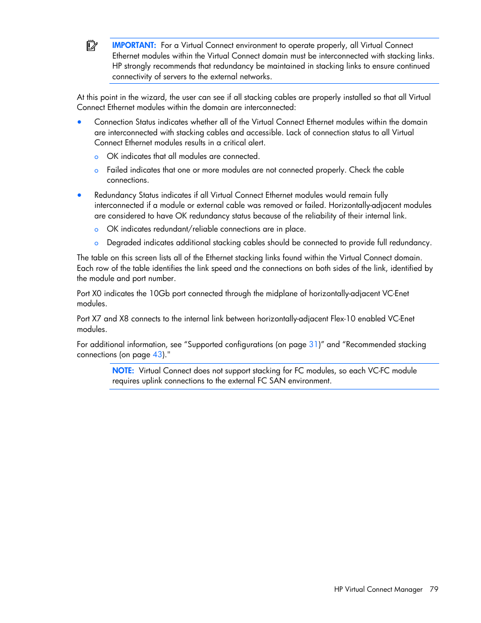 HP Virtual Connect 1.10Gb-F Ethernet Module for c-Class BladeSystem User Manual | Page 79 / 242