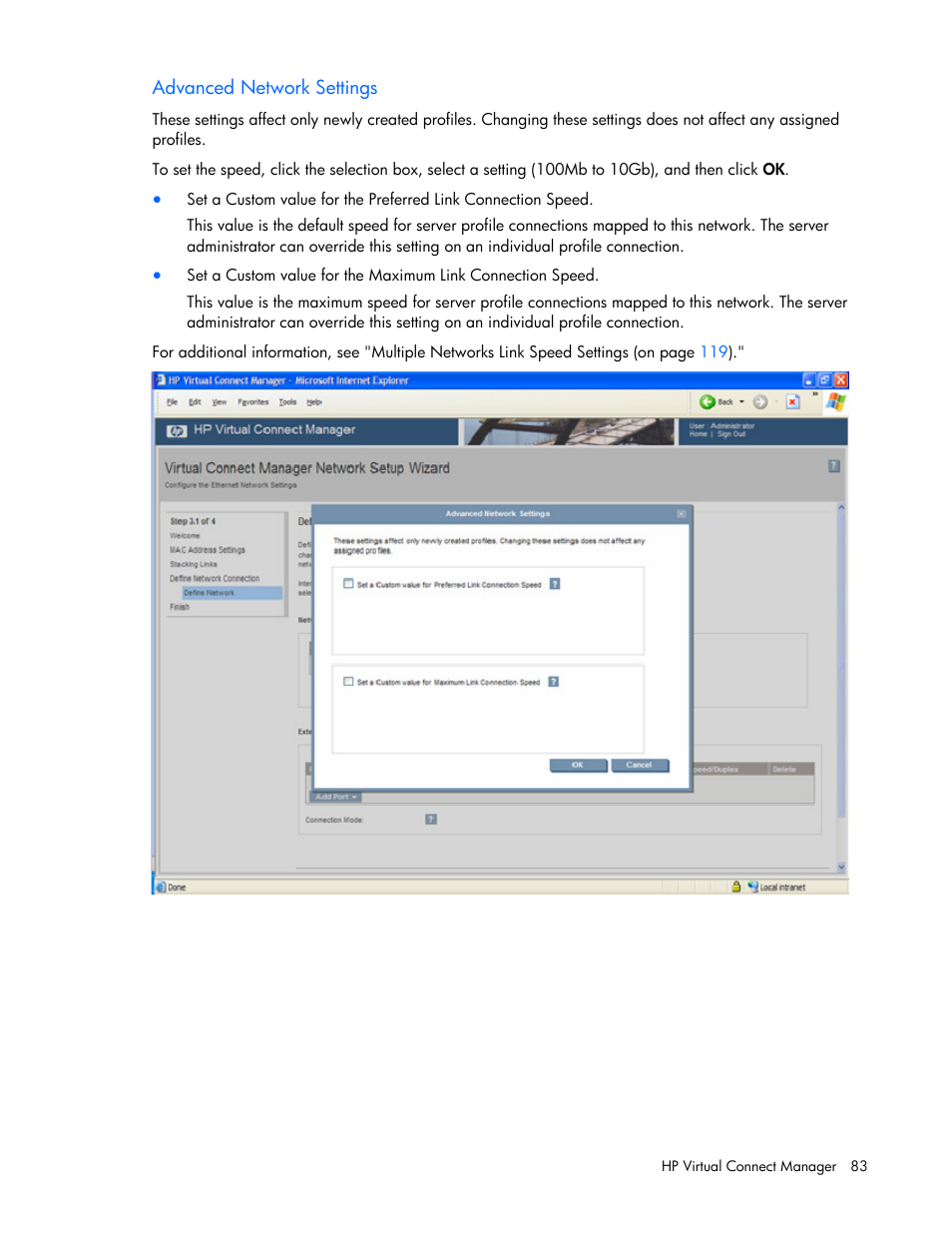HP Virtual Connect 1.10Gb-F Ethernet Module for c-Class BladeSystem User Manual | Page 83 / 242