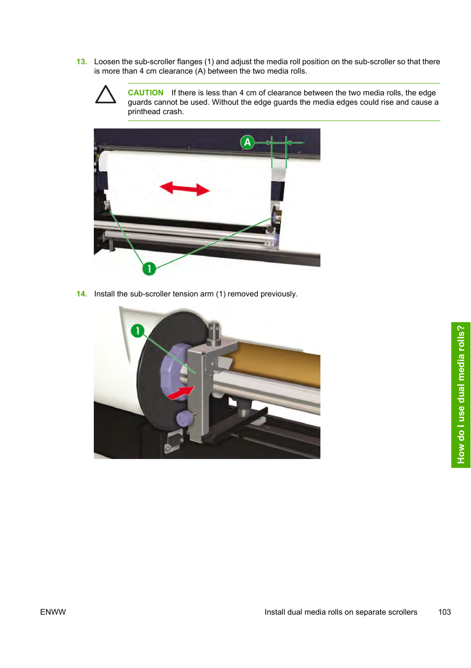 HP Designjet 10000s Printer series User Manual | Page 113 / 330