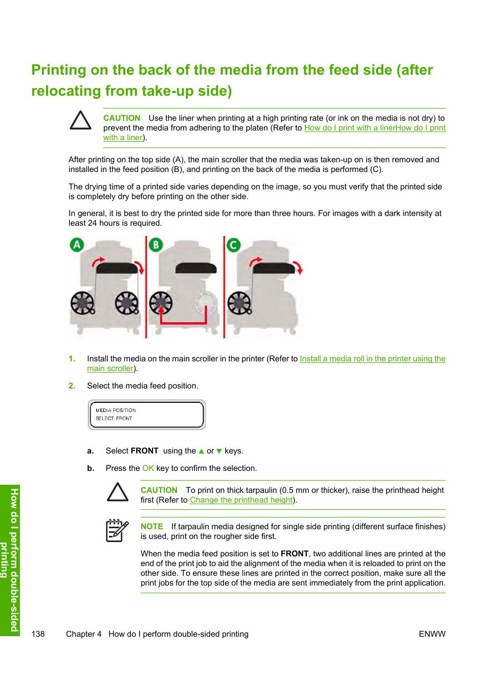 HP Designjet 10000s Printer series User Manual | Page 148 / 330