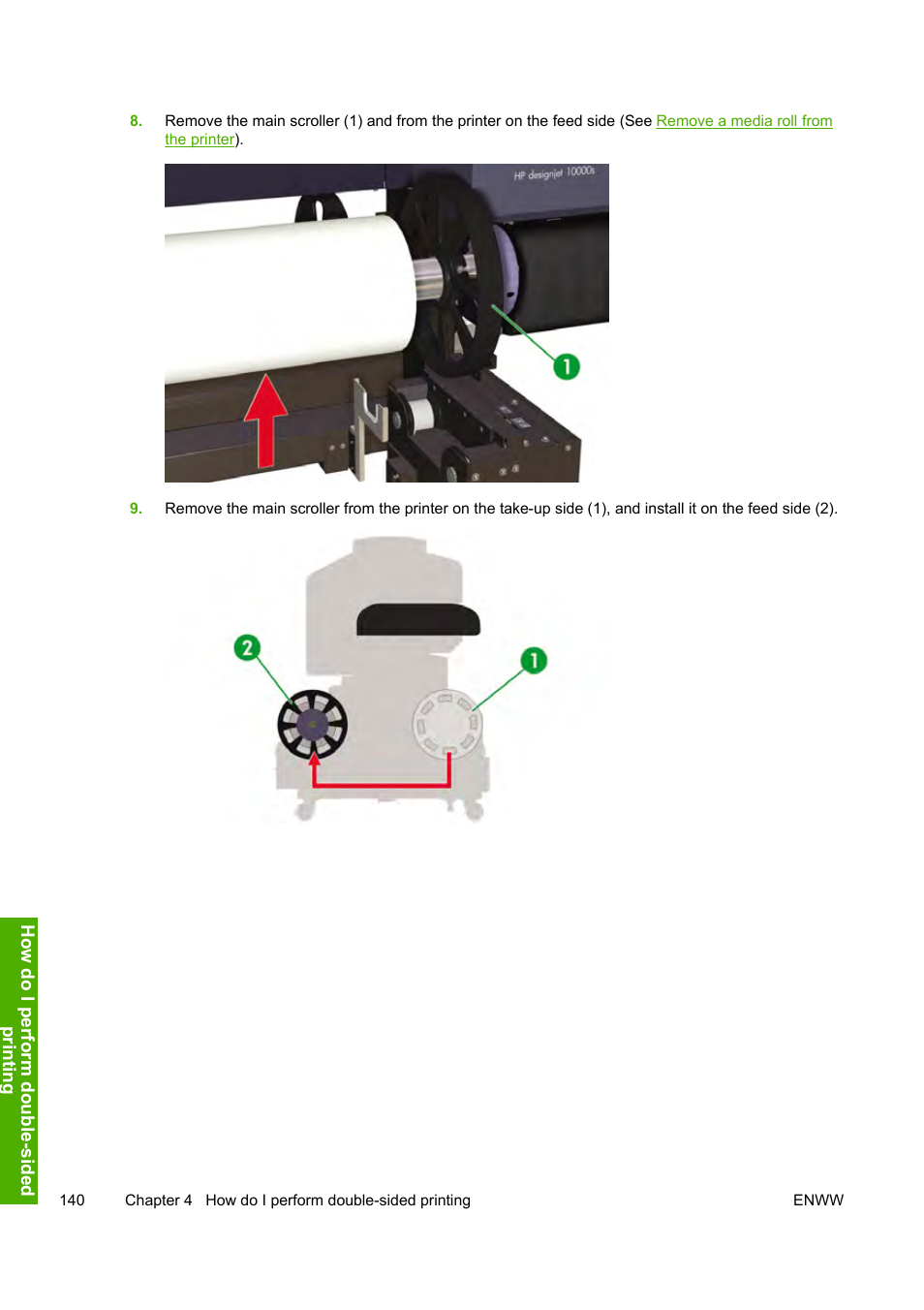 HP Designjet 10000s Printer series User Manual | Page 150 / 330