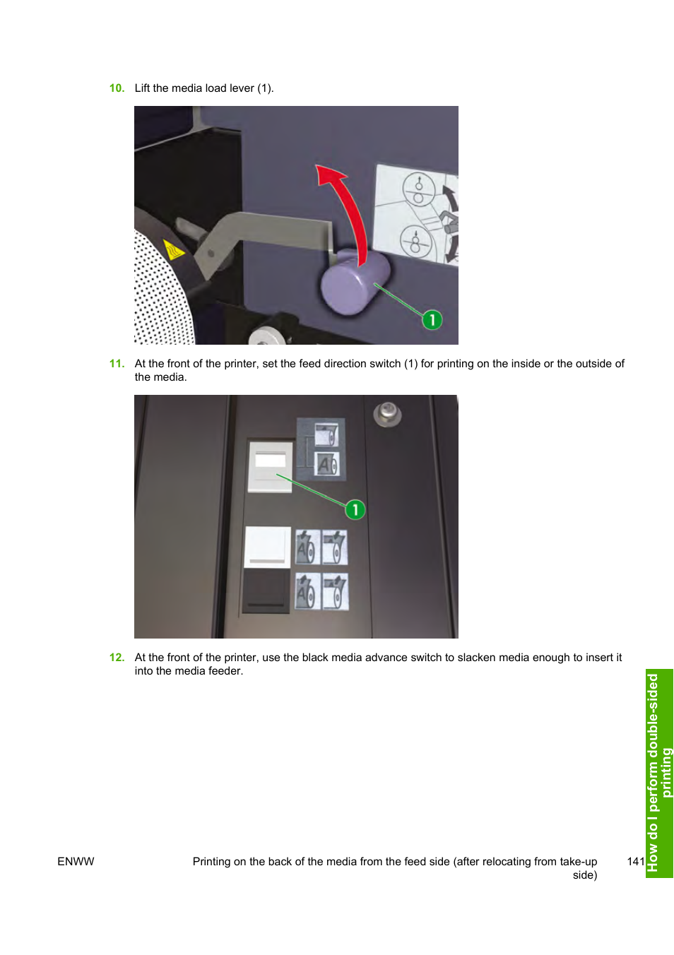 HP Designjet 10000s Printer series User Manual | Page 151 / 330