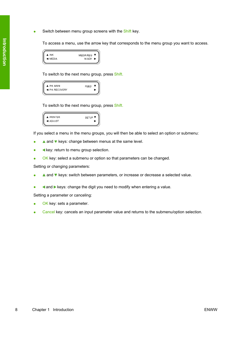 Int rod uct ion | HP Designjet 10000s Printer series User Manual | Page 18 / 330