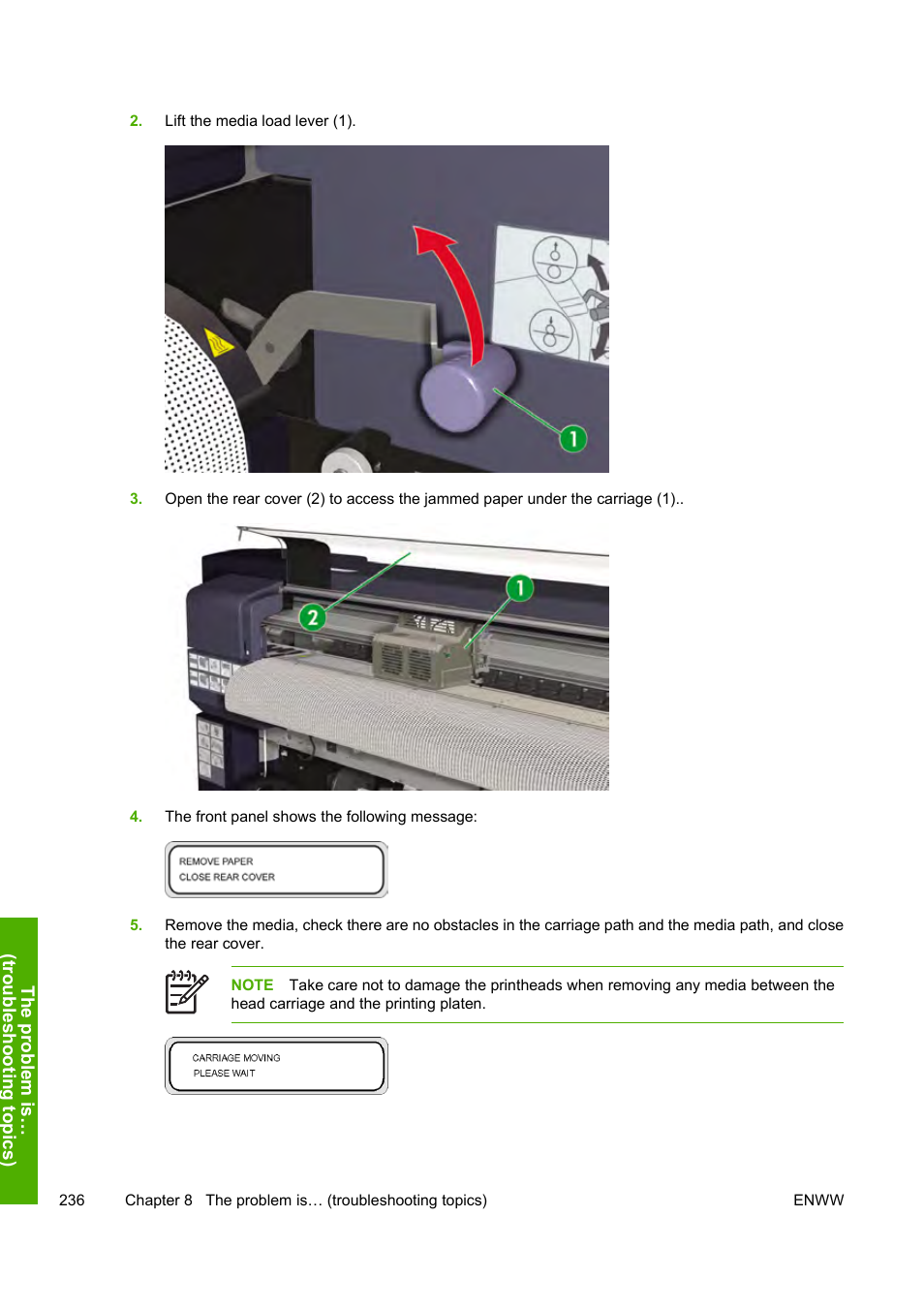 HP Designjet 10000s Printer series User Manual | Page 246 / 330