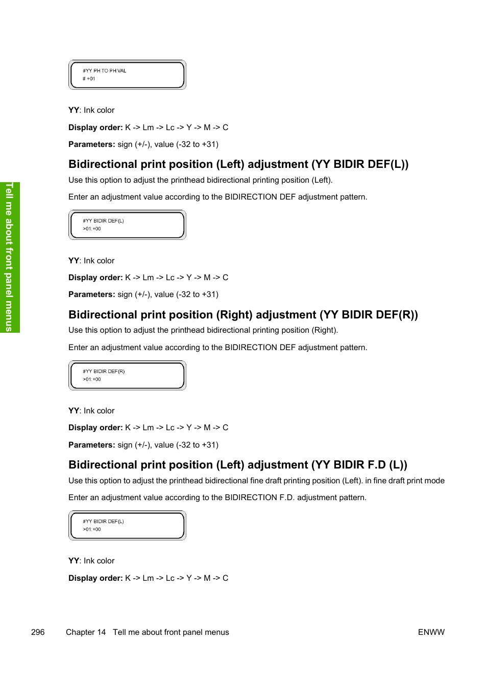 HP Designjet 10000s Printer series User Manual | Page 306 / 330