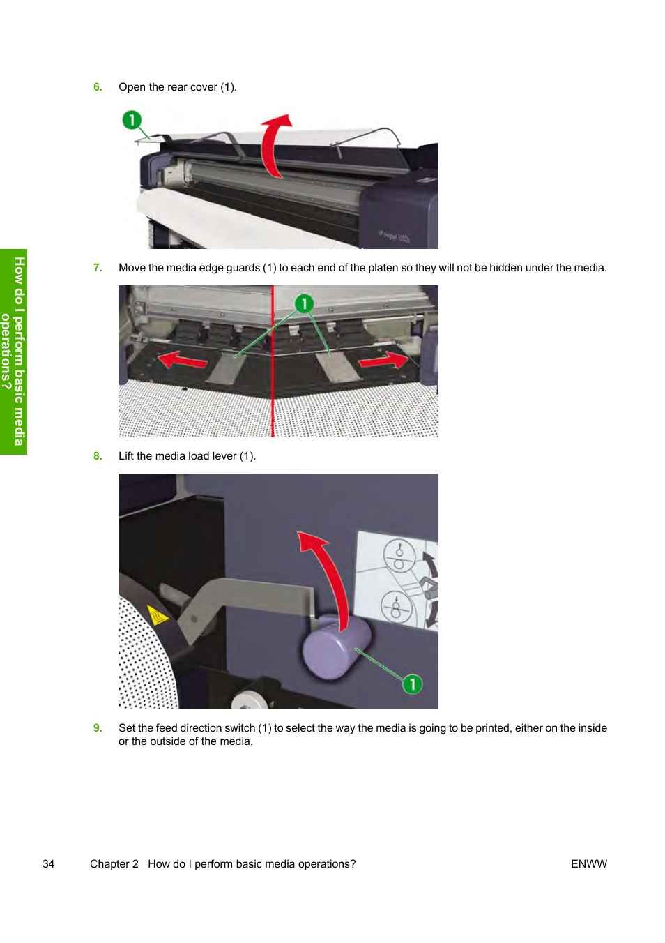 HP Designjet 10000s Printer series User Manual | Page 44 / 330