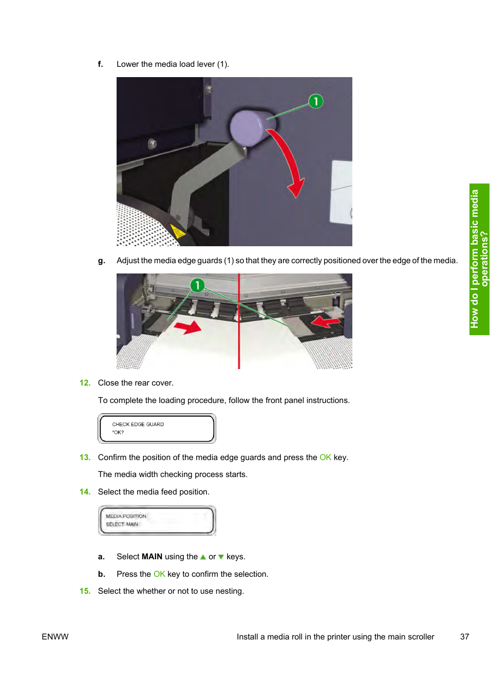 HP Designjet 10000s Printer series User Manual | Page 47 / 330