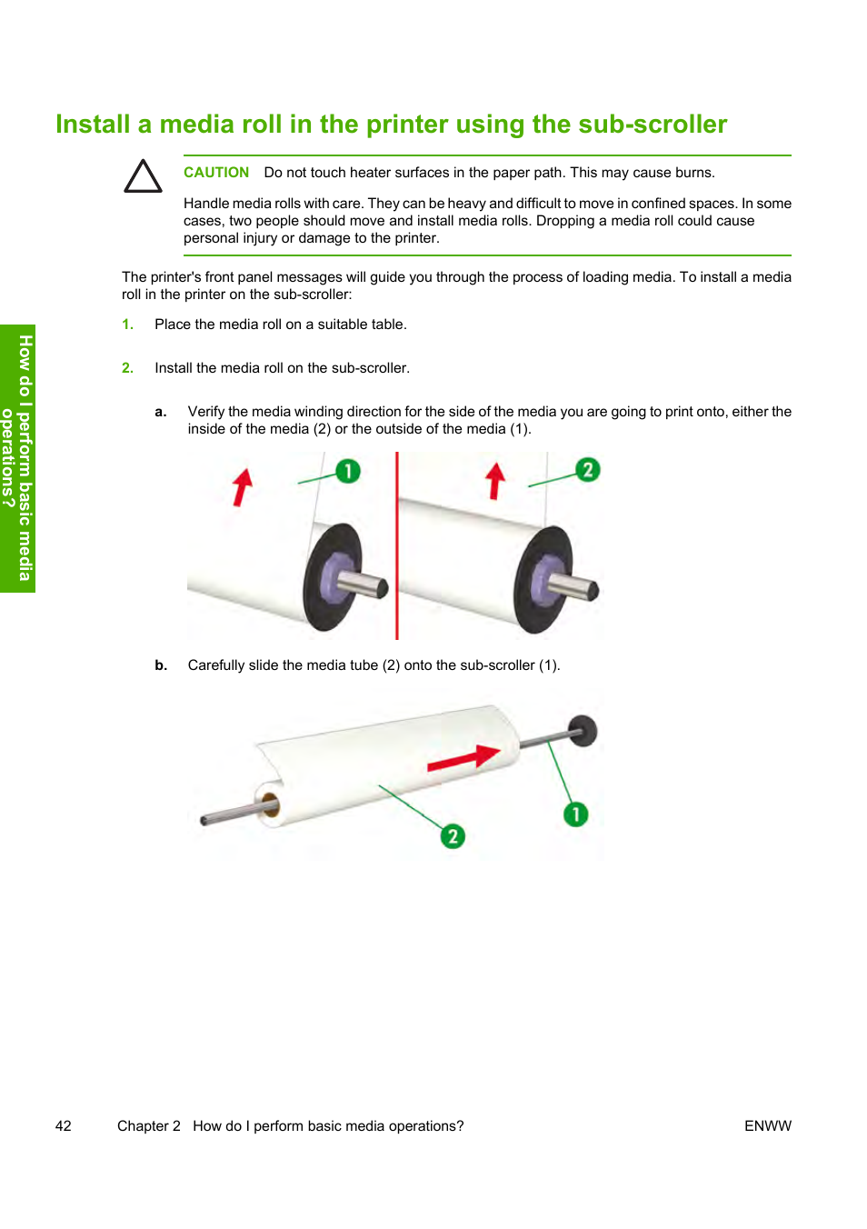 HP Designjet 10000s Printer series User Manual | Page 52 / 330