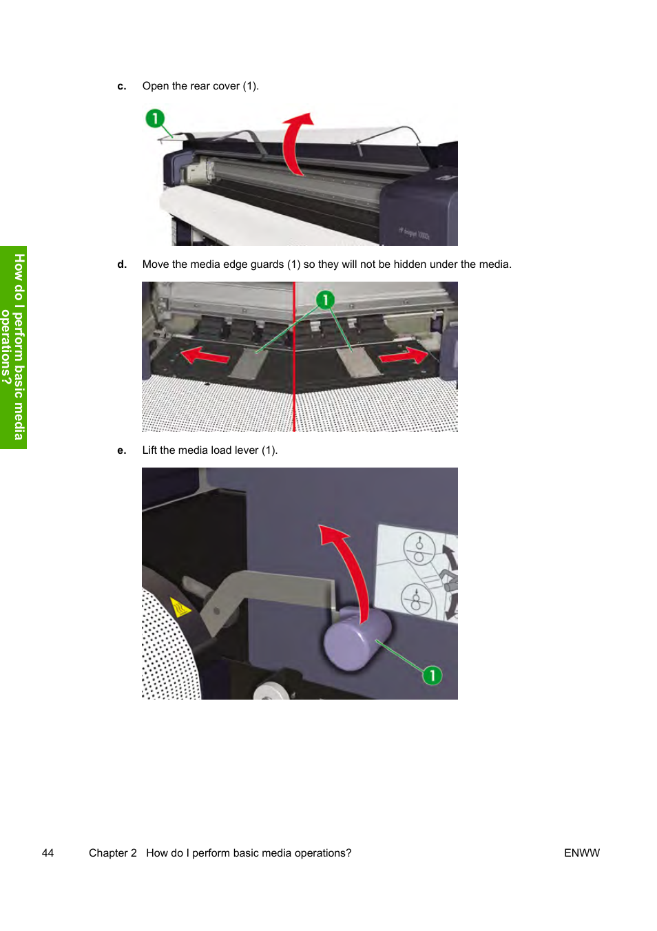 HP Designjet 10000s Printer series User Manual | Page 54 / 330