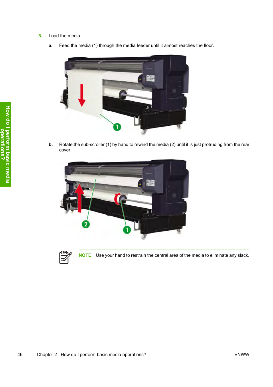HP Designjet 10000s Printer series User Manual | Page 56 / 330
