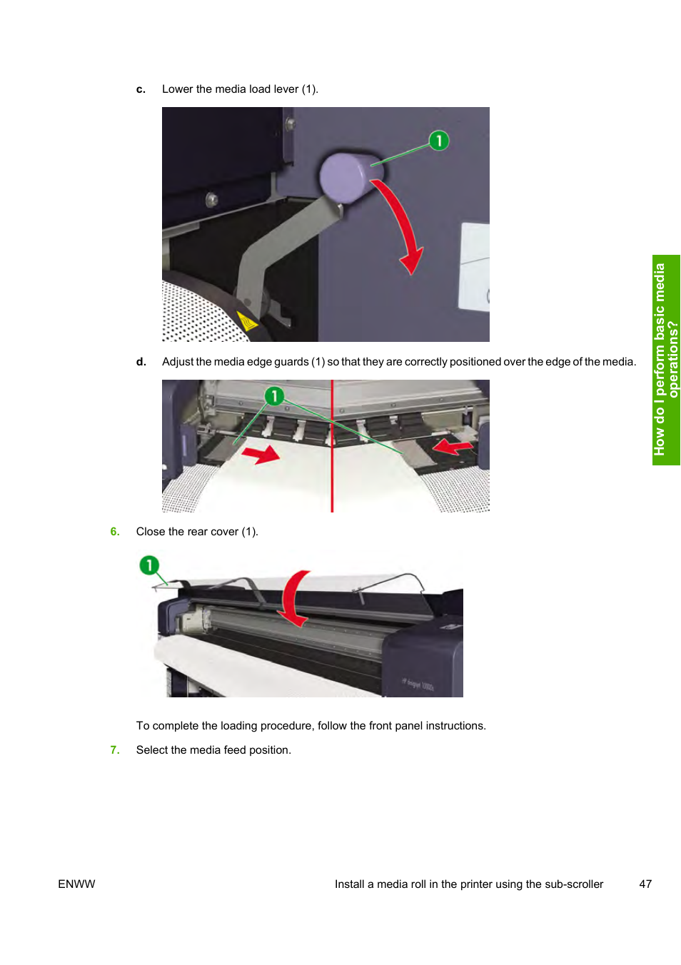 HP Designjet 10000s Printer series User Manual | Page 57 / 330