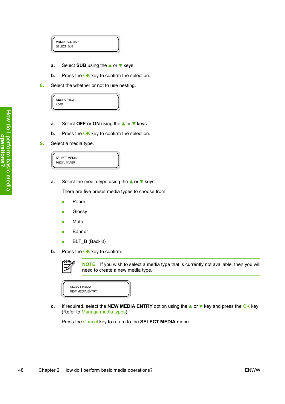 HP Designjet 10000s Printer series User Manual | Page 58 / 330