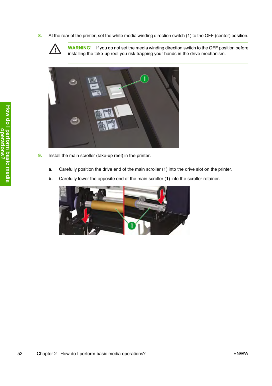 HP Designjet 10000s Printer series User Manual | Page 62 / 330