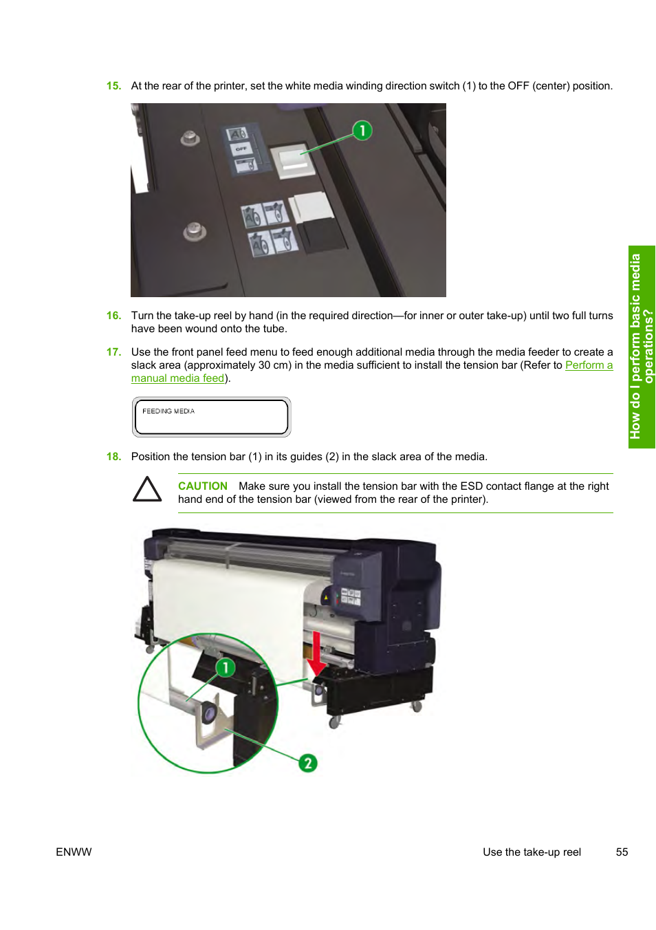 HP Designjet 10000s Printer series User Manual | Page 65 / 330