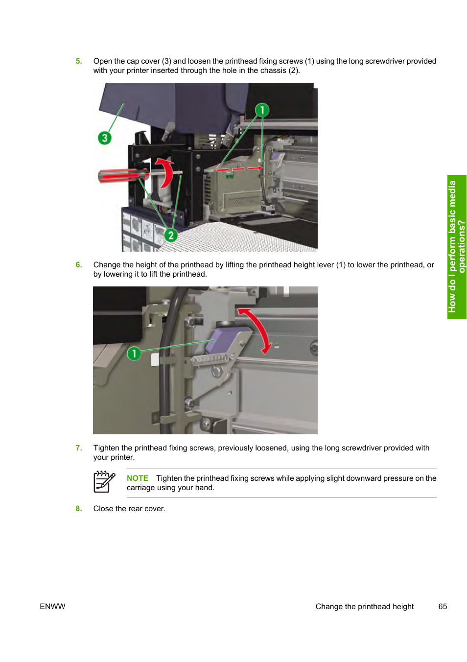 HP Designjet 10000s Printer series User Manual | Page 75 / 330