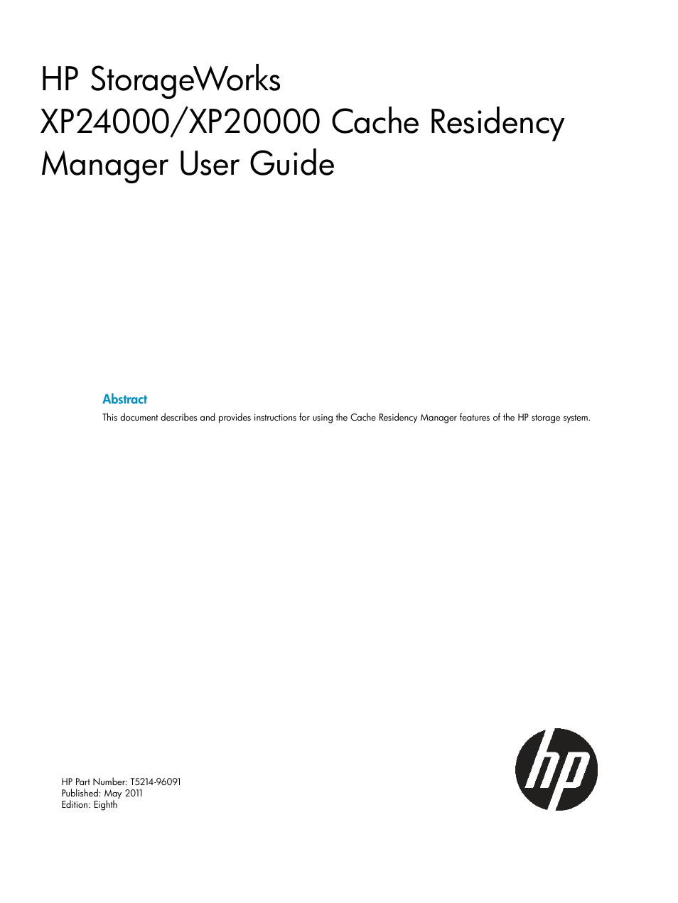 HP XP Array Manager Software User Manual | 52 pages