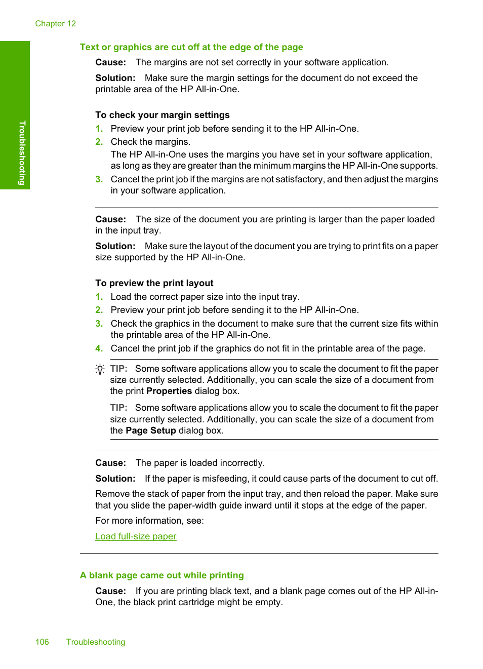 HP Deskjet F2140 All-in-One Printer User Manual | Page 108 / 140