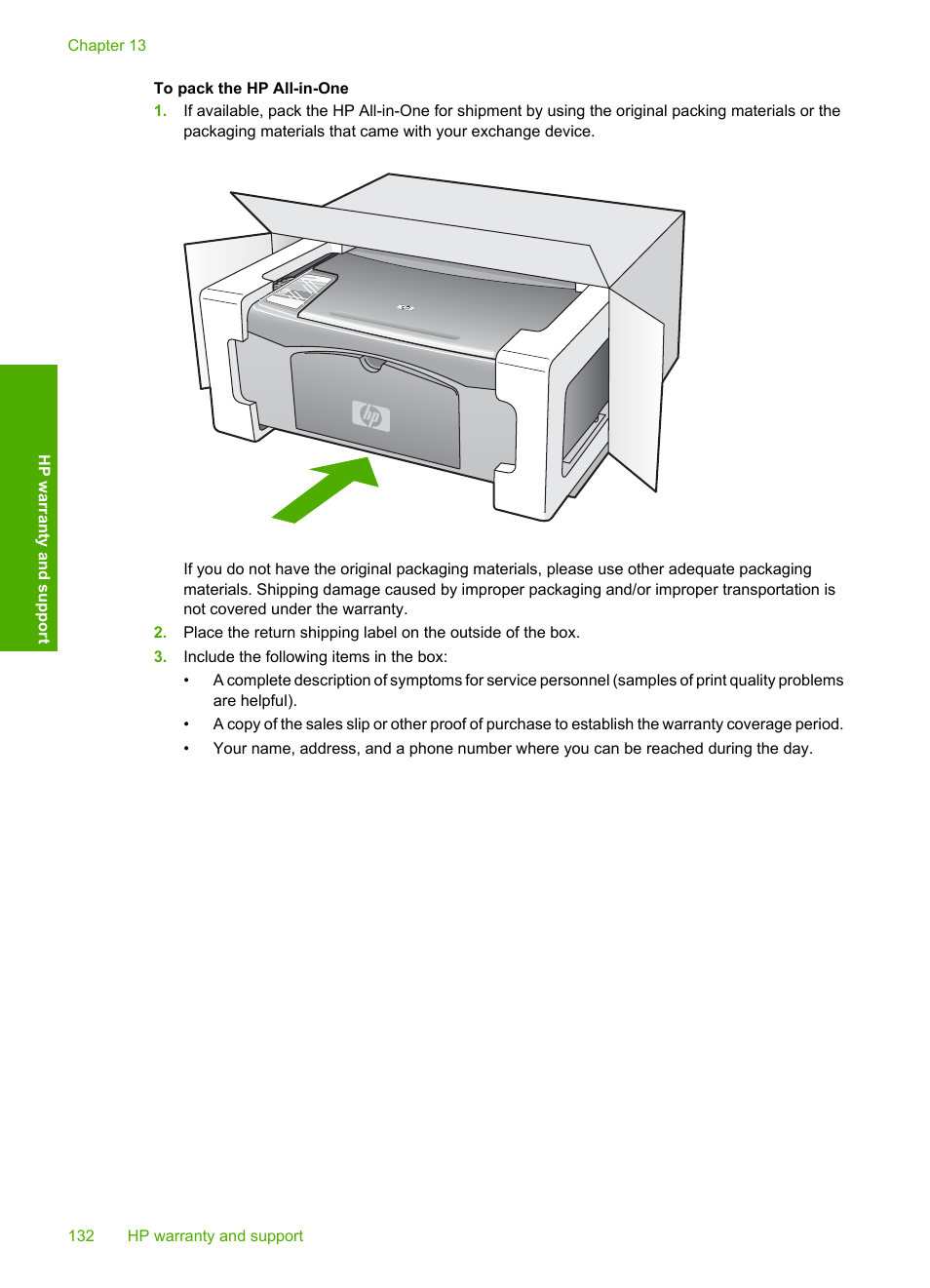 HP Deskjet F2140 All-in-One Printer User Manual | Page 134 / 140
