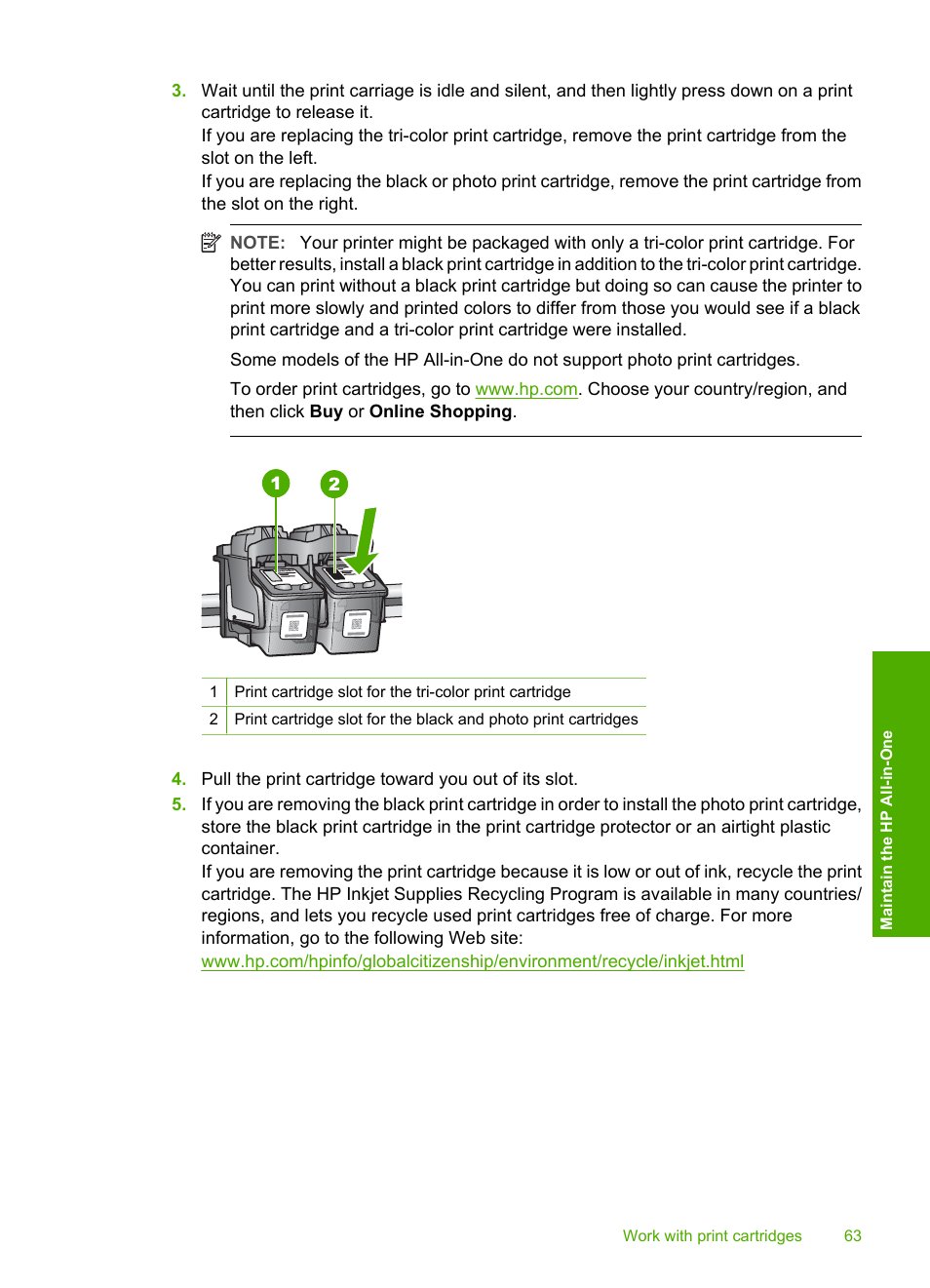 HP Deskjet F2140 All-in-One Printer User Manual | Page 65 / 140