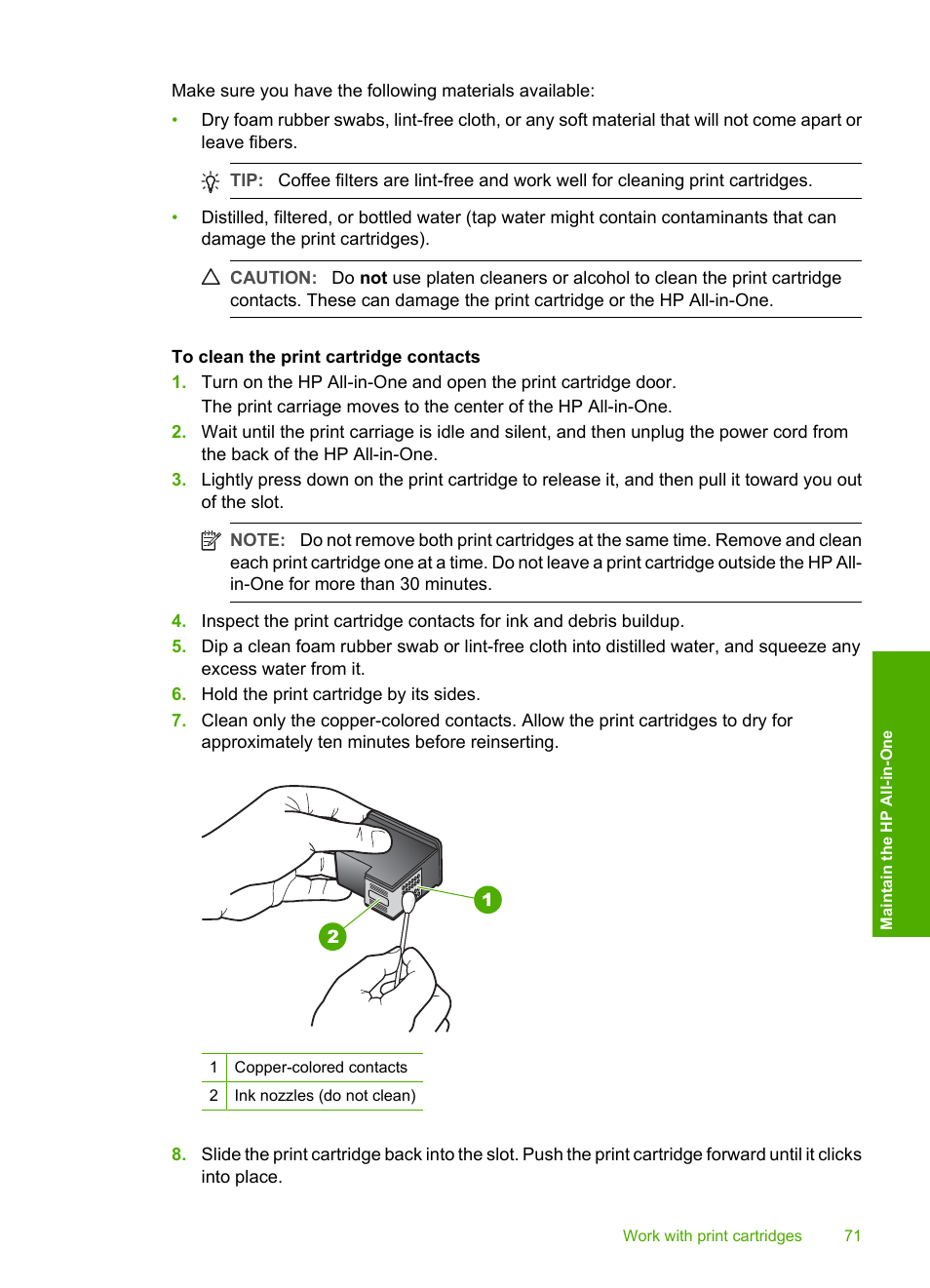 HP Deskjet F2140 All-in-One Printer User Manual | Page 73 / 140