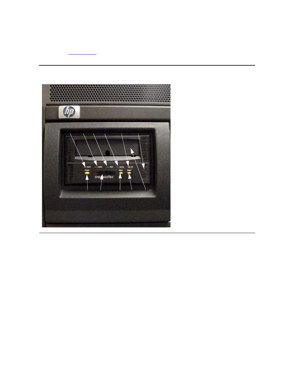 Operator panel, Figure 1-2, Operator panel of the tape drive | HP Integrity NonStop H-Series User Manual | Page 15 / 86