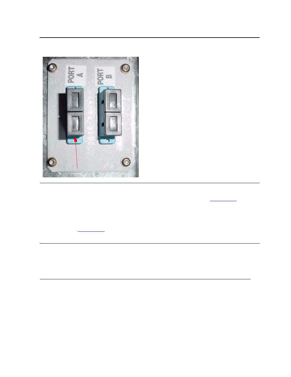 Figure d-3, Close-up view of fibre channel connectors, Table d-1 | Fiber cables | HP Integrity NonStop H-Series User Manual | Page 76 / 86