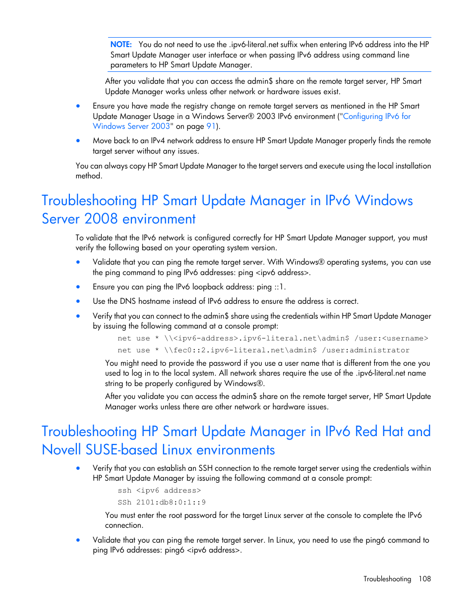 HP Integrity rx2800 i2 Server User Manual | Page 108 / 124