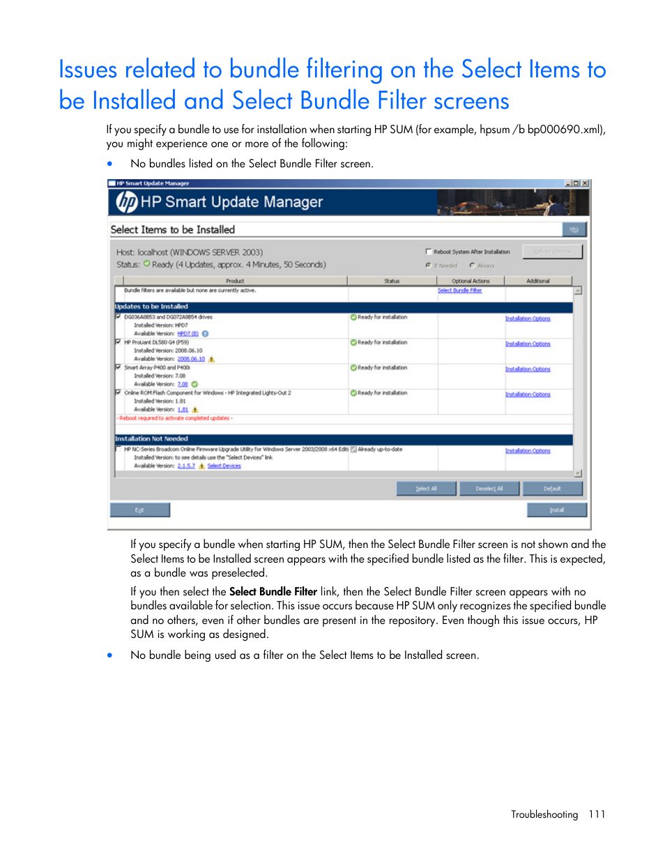 HP Integrity rx2800 i2 Server User Manual | Page 111 / 124