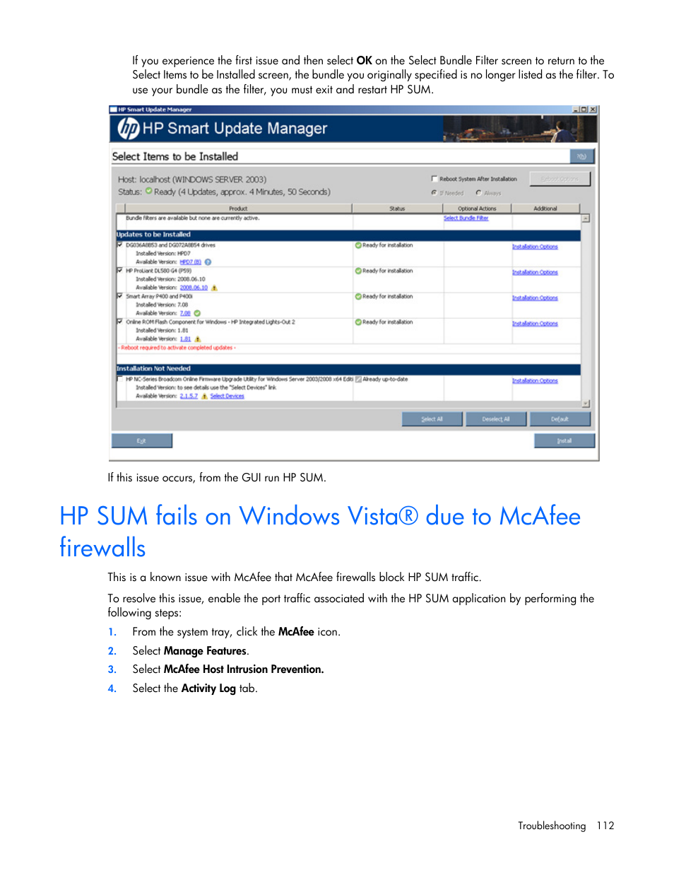 HP Integrity rx2800 i2 Server User Manual | Page 112 / 124