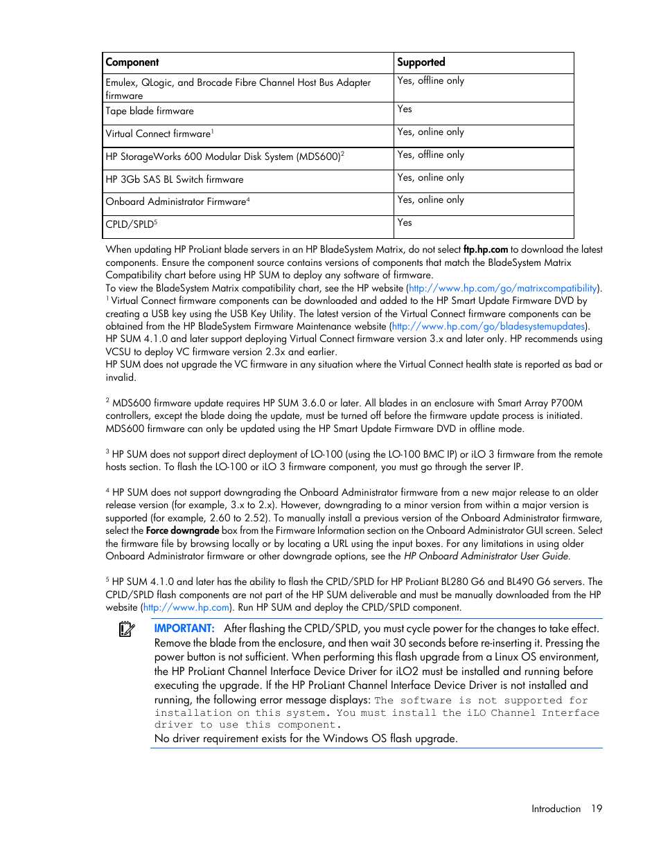 HP Integrity rx2800 i2 Server User Manual | Page 19 / 124