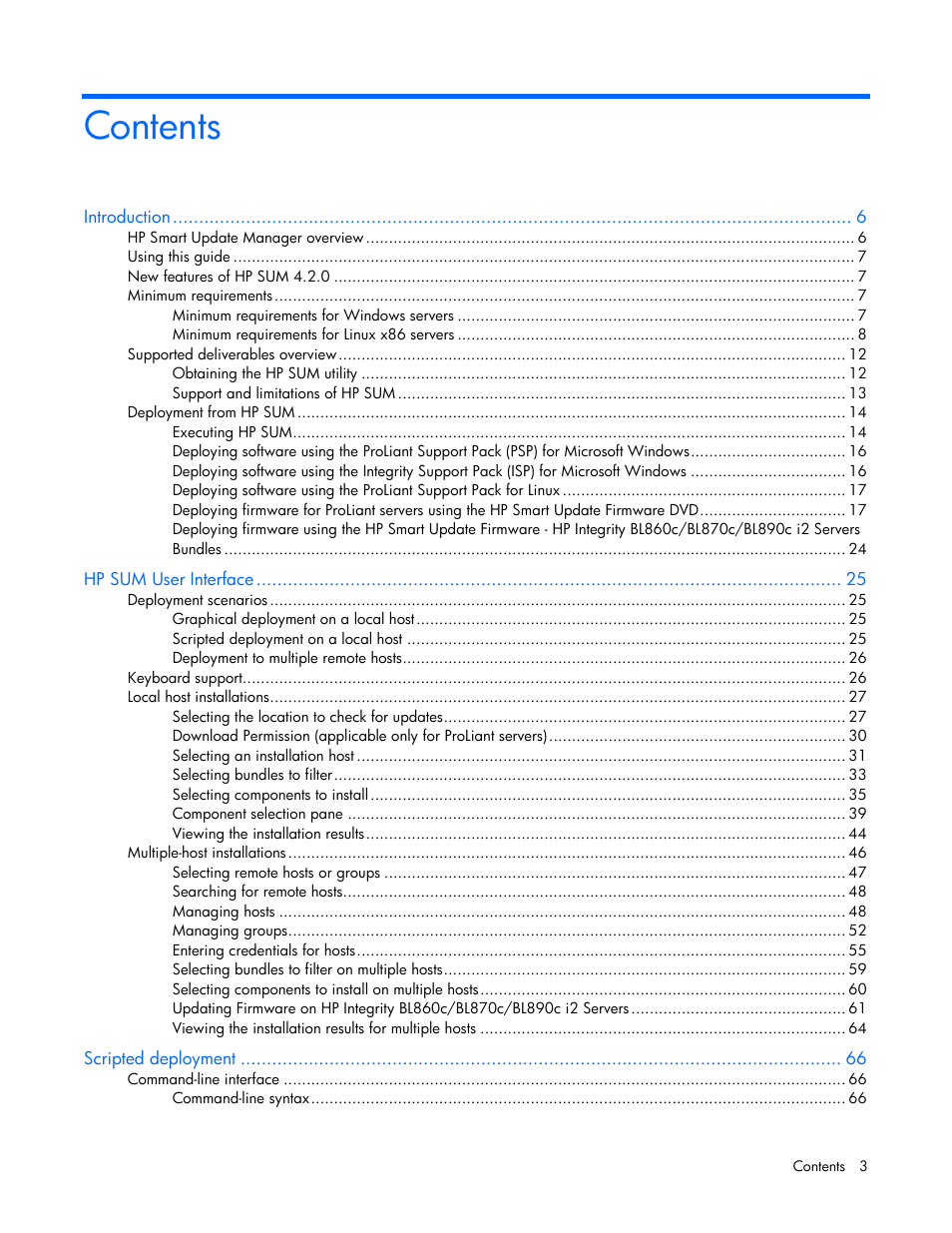 HP Integrity rx2800 i2 Server User Manual | Page 3 / 124