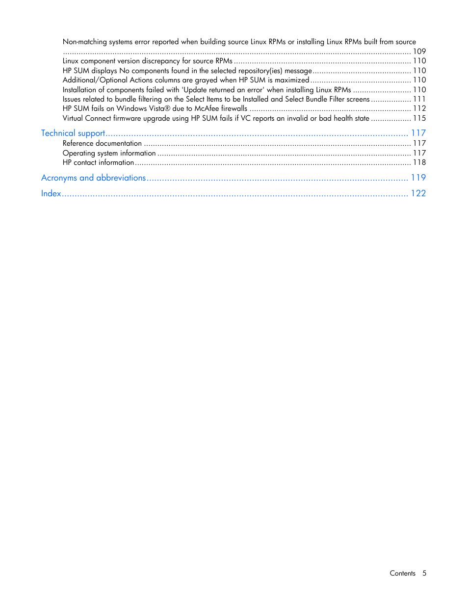 HP Integrity rx2800 i2 Server User Manual | Page 5 / 124