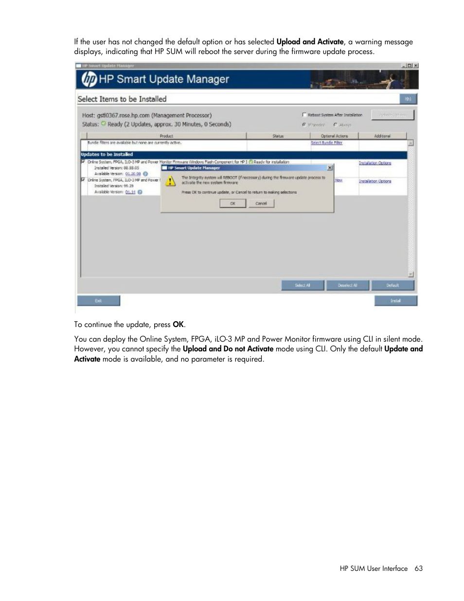 HP Integrity rx2800 i2 Server User Manual | Page 63 / 124
