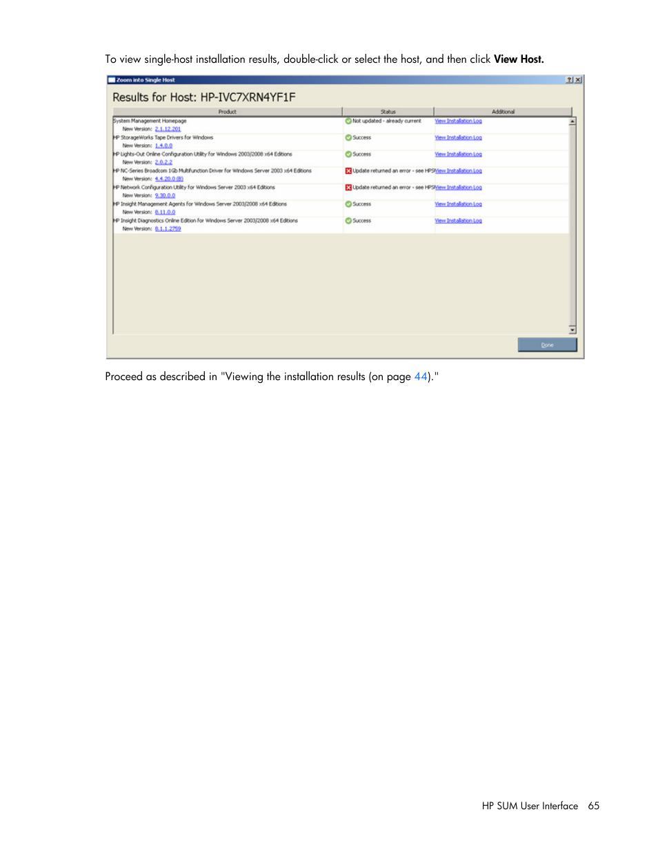 HP Integrity rx2800 i2 Server User Manual | Page 65 / 124