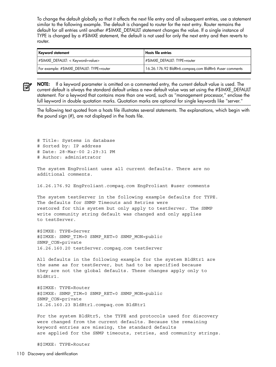 HP Systems Insight Manager User Manual | Page 110 / 679