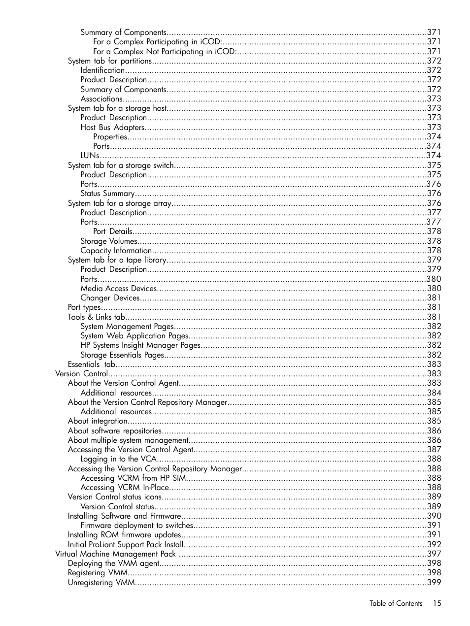 HP Systems Insight Manager User Manual | Page 15 / 679