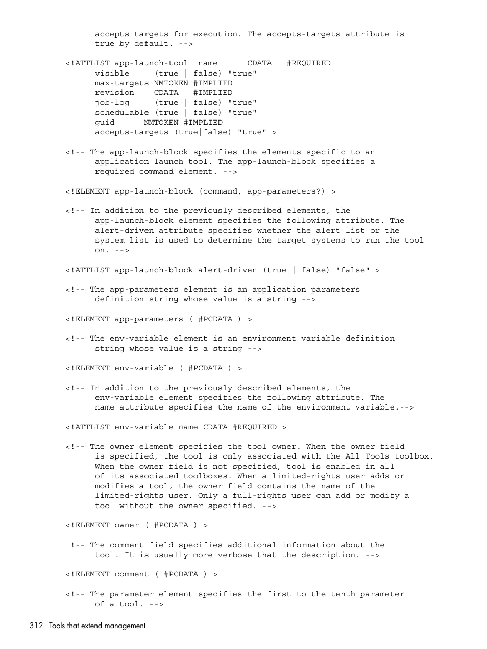 HP Systems Insight Manager User Manual | Page 312 / 679