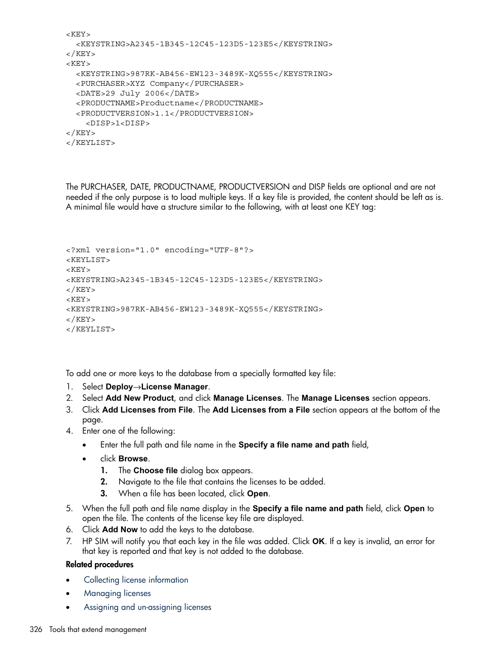 HP Systems Insight Manager User Manual | Page 326 / 679