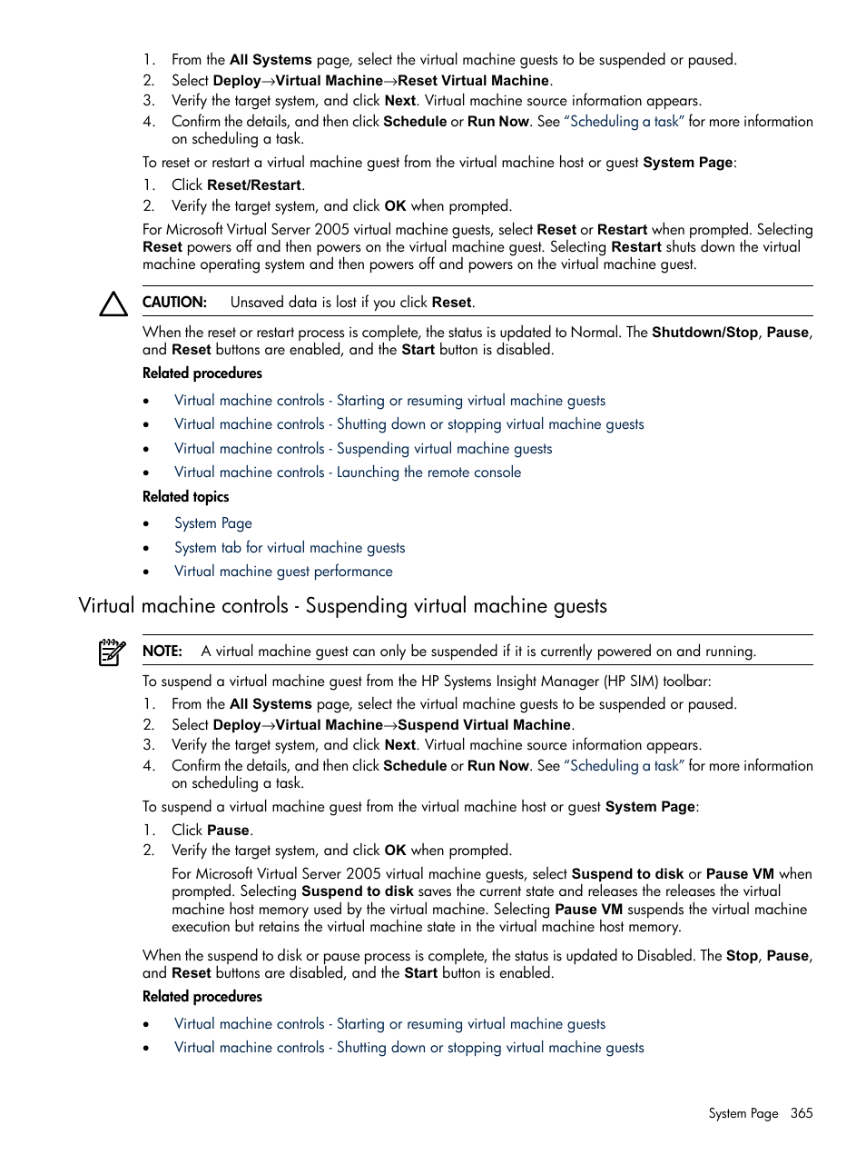 HP Systems Insight Manager User Manual | Page 365 / 679