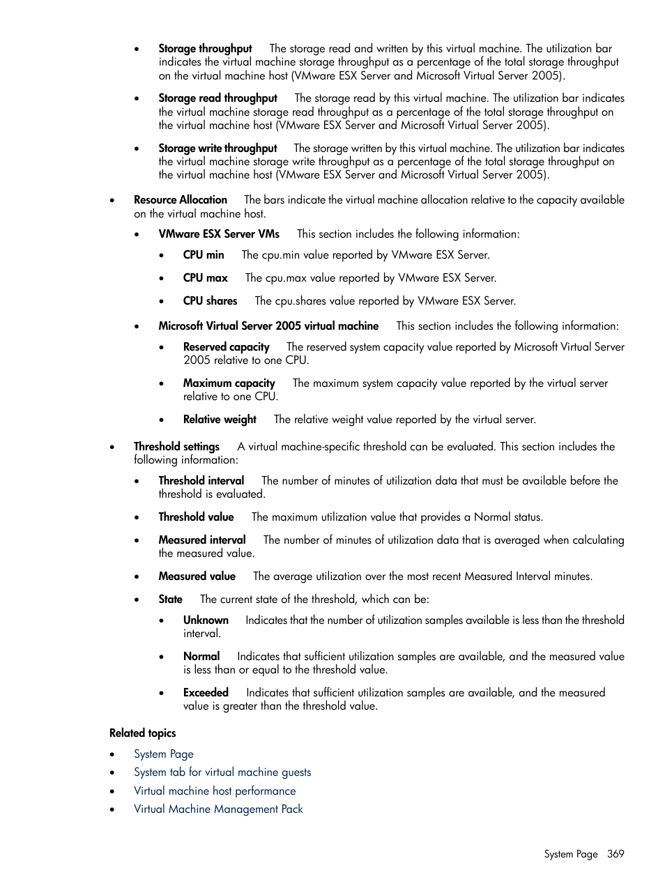 HP Systems Insight Manager User Manual | Page 369 / 679