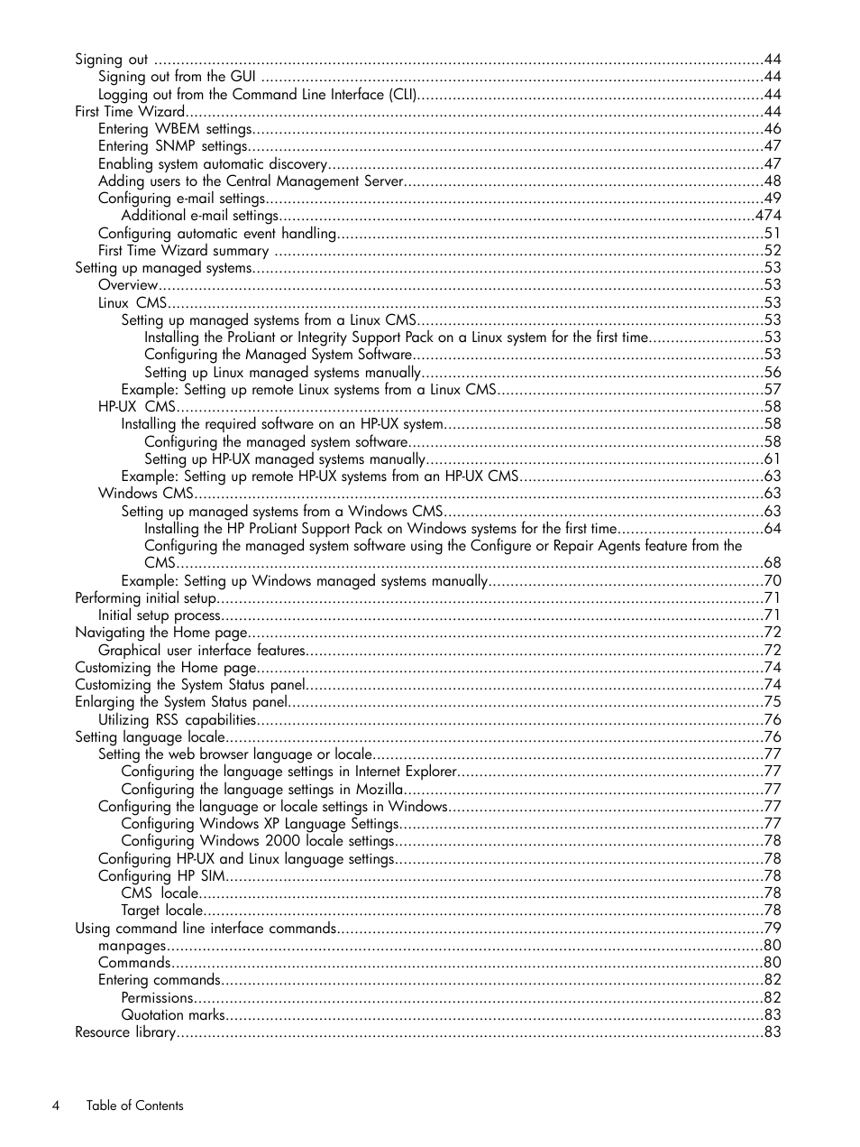 HP Systems Insight Manager User Manual | Page 4 / 679