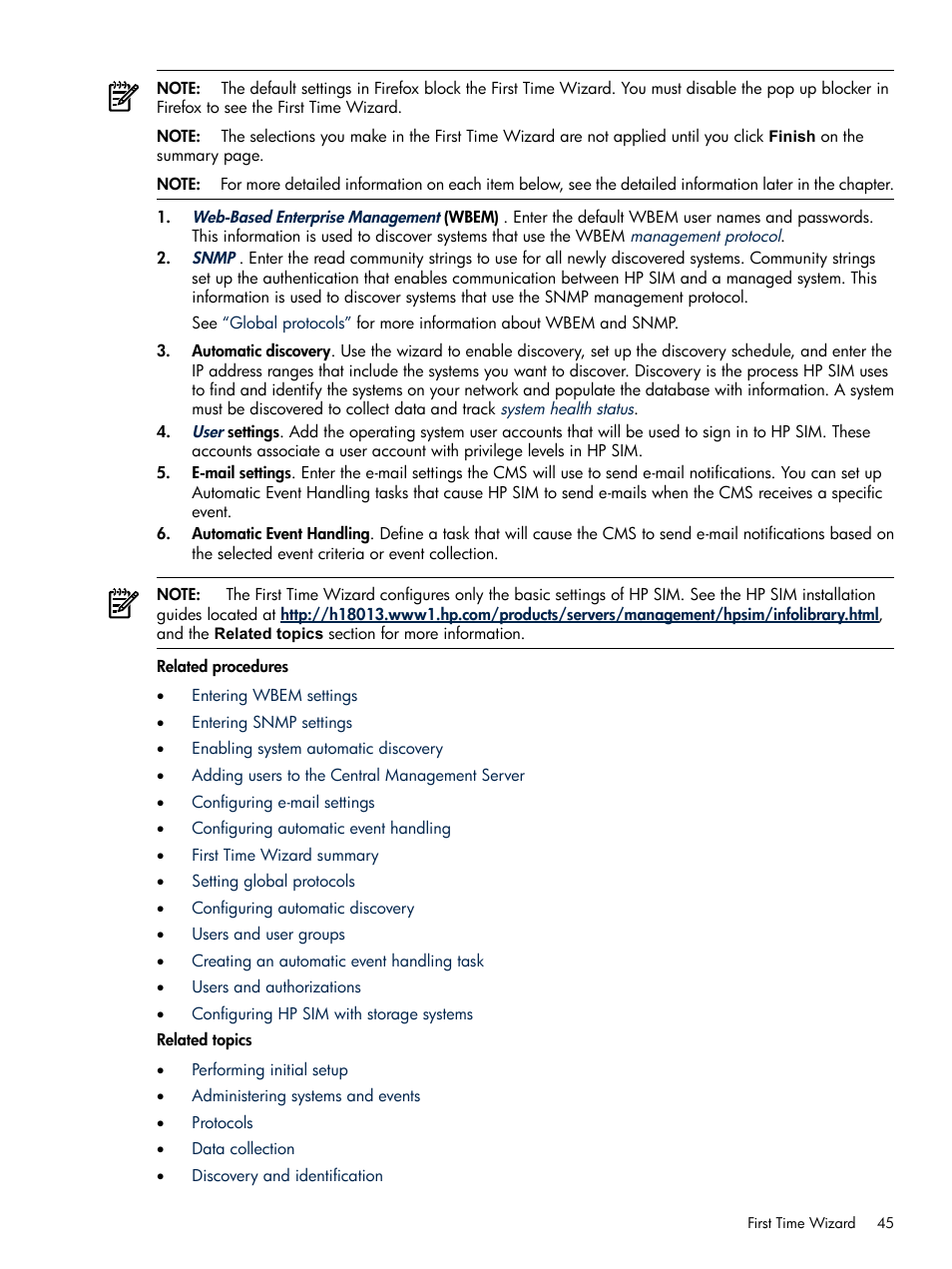 HP Systems Insight Manager User Manual | Page 45 / 679