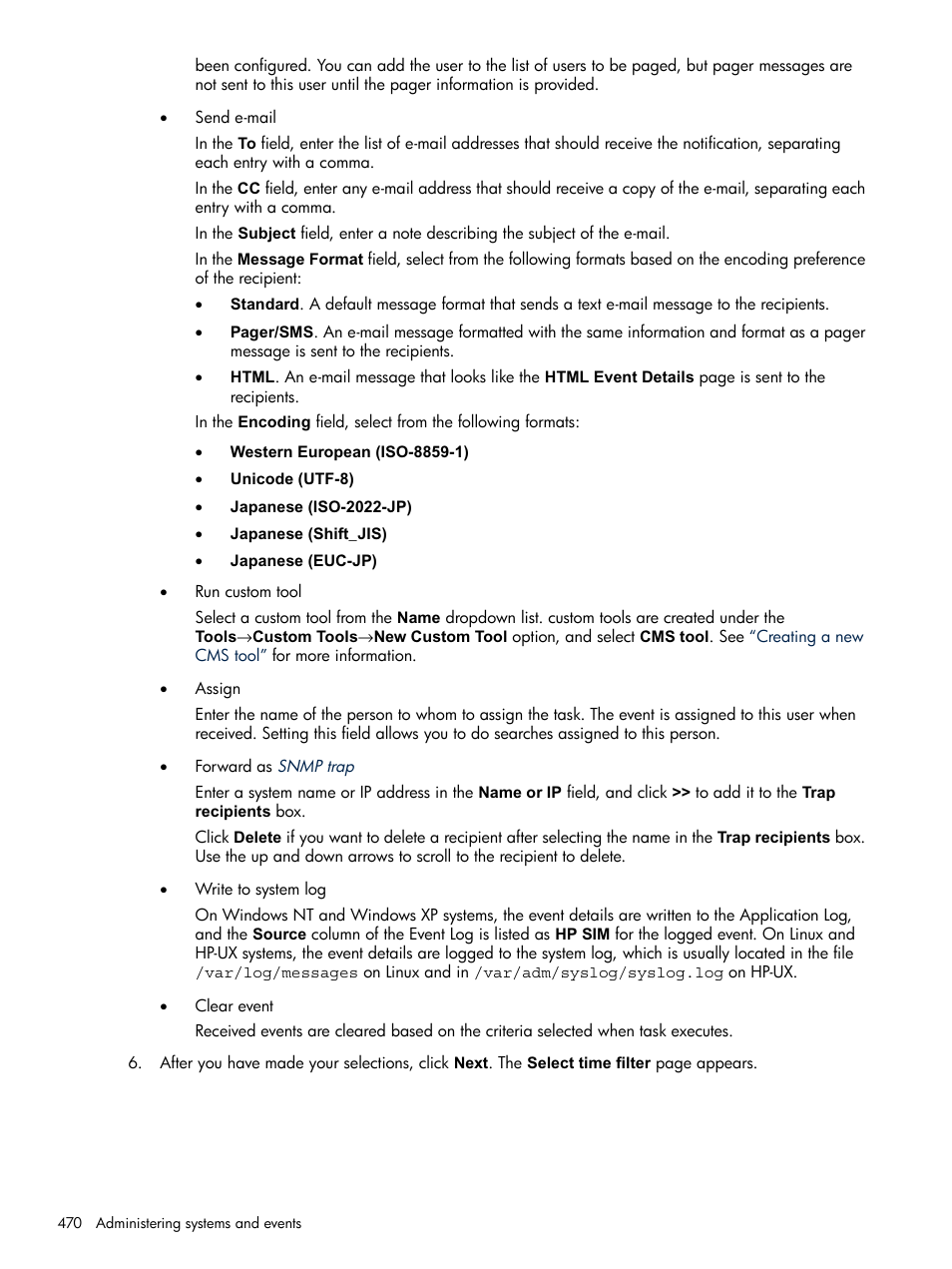 HP Systems Insight Manager User Manual | Page 470 / 679