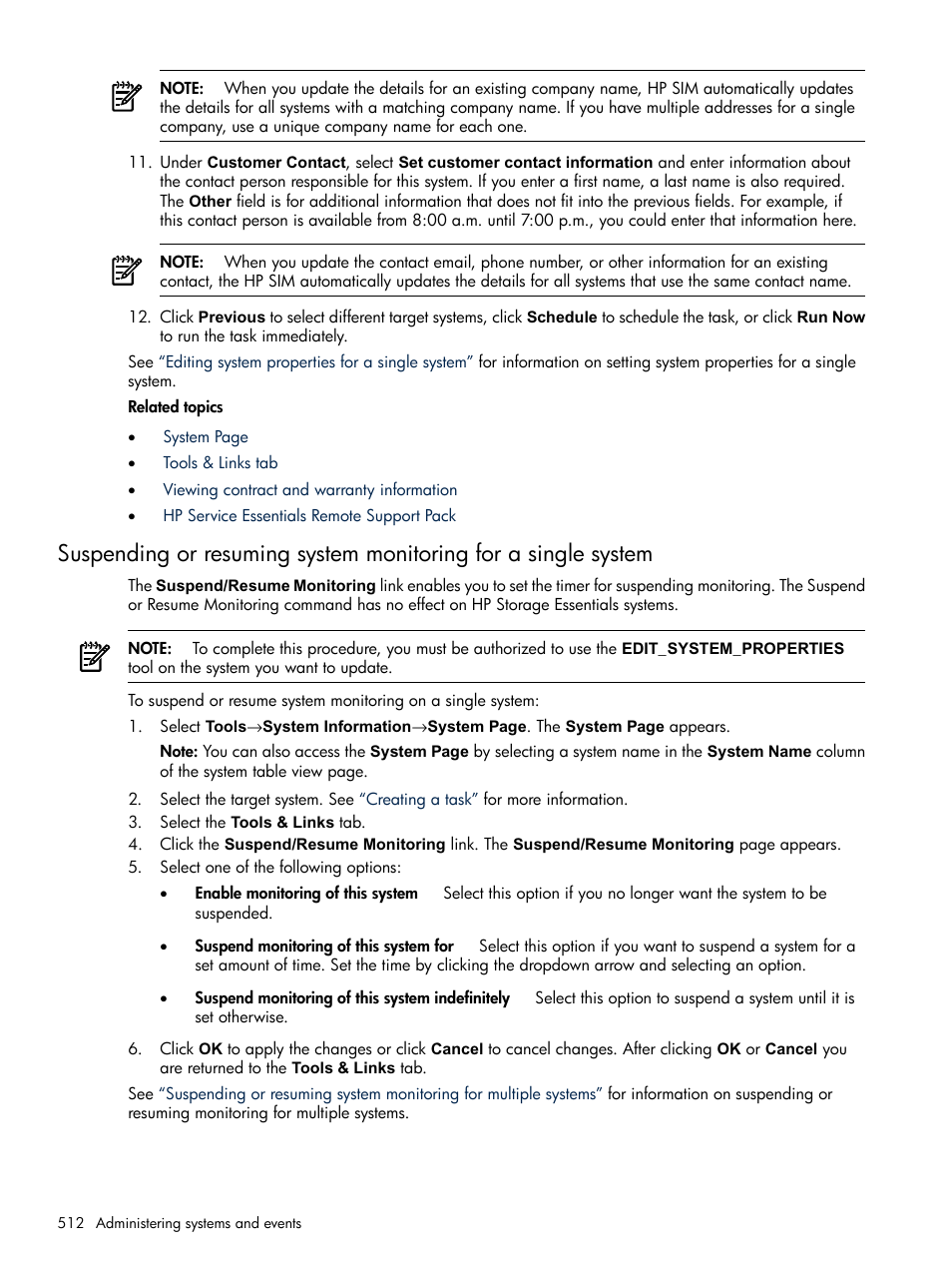HP Systems Insight Manager User Manual | Page 512 / 679