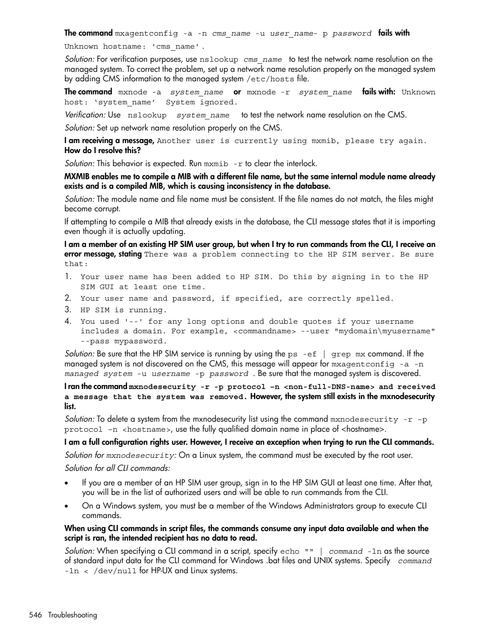 HP Systems Insight Manager User Manual | Page 546 / 679